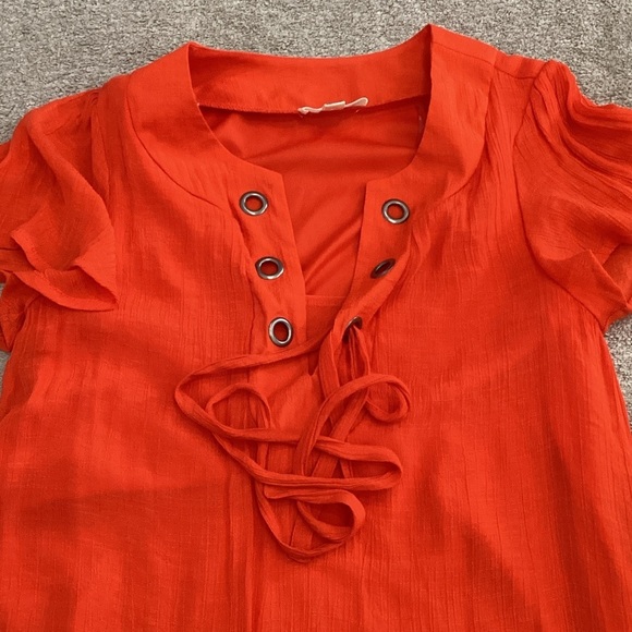 Elegant Red Midi Dress medium - Picture 4 of 6